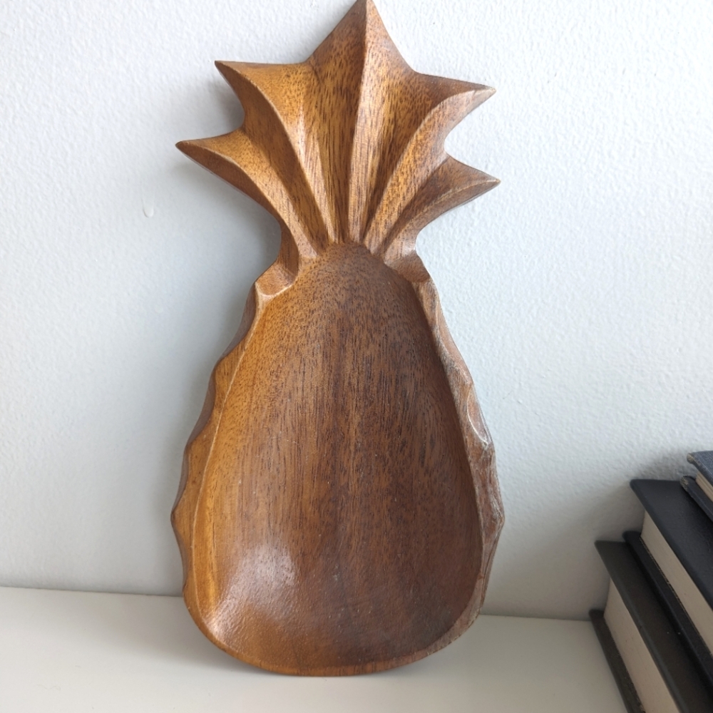 Wooden Pineapple Bowl